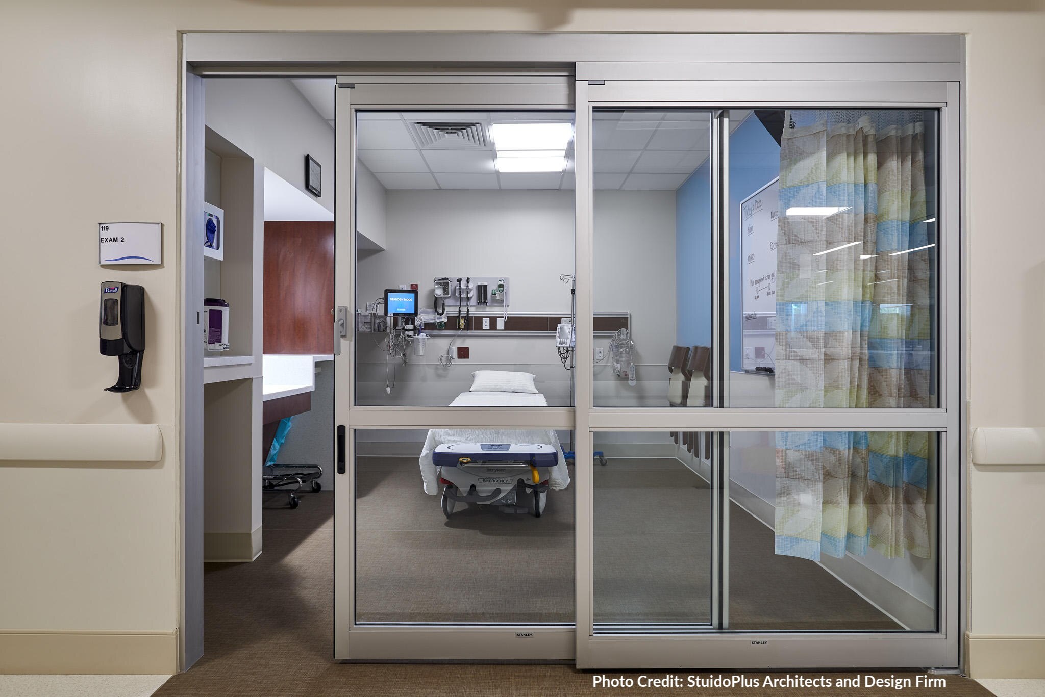 DuraCare 7300 TLFBO BestValue TwoPanel ICU Manual Sliding Door STANLEY Access Technologies